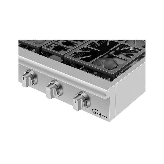 Empava Pro-style 30 in. Slide-in Gas Cooktop