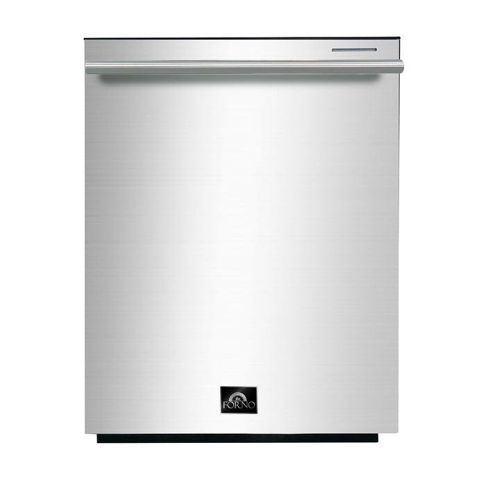 FORNO Premium 3-Piece Kitchen Bundle - Galiano 36" Gas Range, 36" French Door Refrigerator, 24" Built-In Dishwasher - FBDL-004-01CAUS