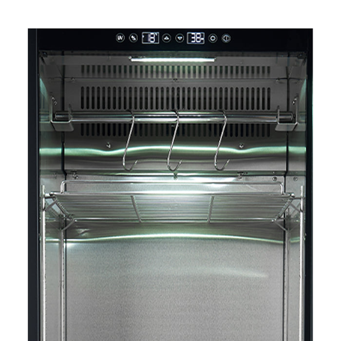 Forno Asciutto 24-Inch Dry Aging Cabinet, Stainless Steel 304, 14.66 cu.ft, UV Sterilization