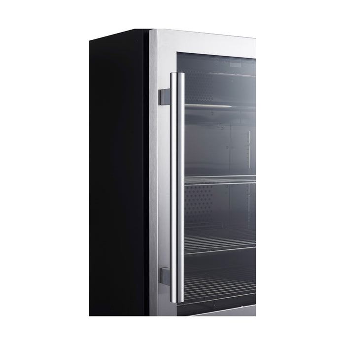 Forno Asciutto 24-Inch Dry Aging Cabinet, Stainless Steel 304, 4.41 cu.ft, LED Lighting, Adjustable Shelves