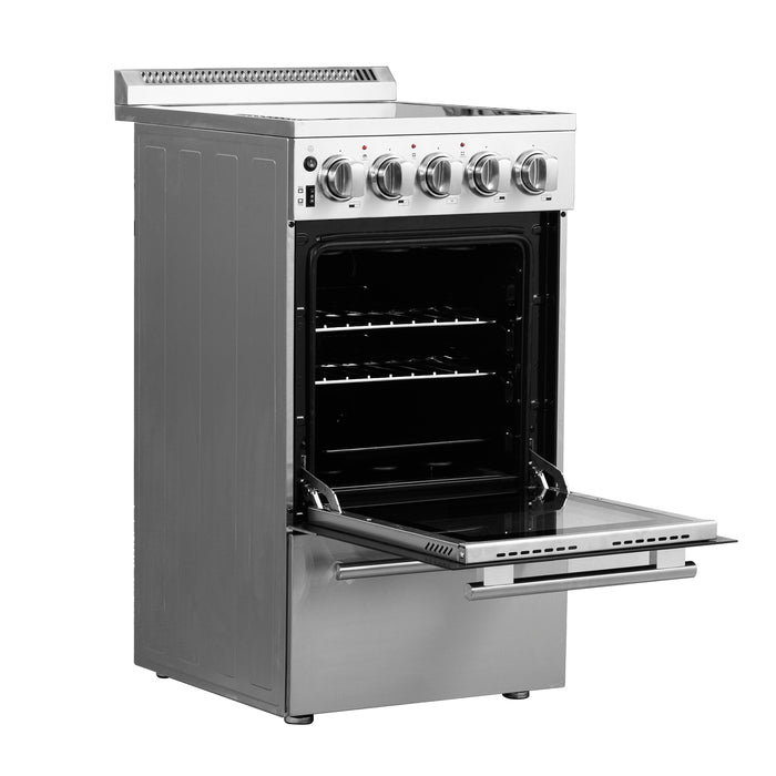 Forno Pallerano 20-Inch Freestanding Electric Range, Compact Design, Energy Efficient