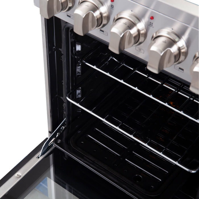 Forno Pallerano 20-Inch Freestanding Electric Range, Compact Design, Energy Efficient