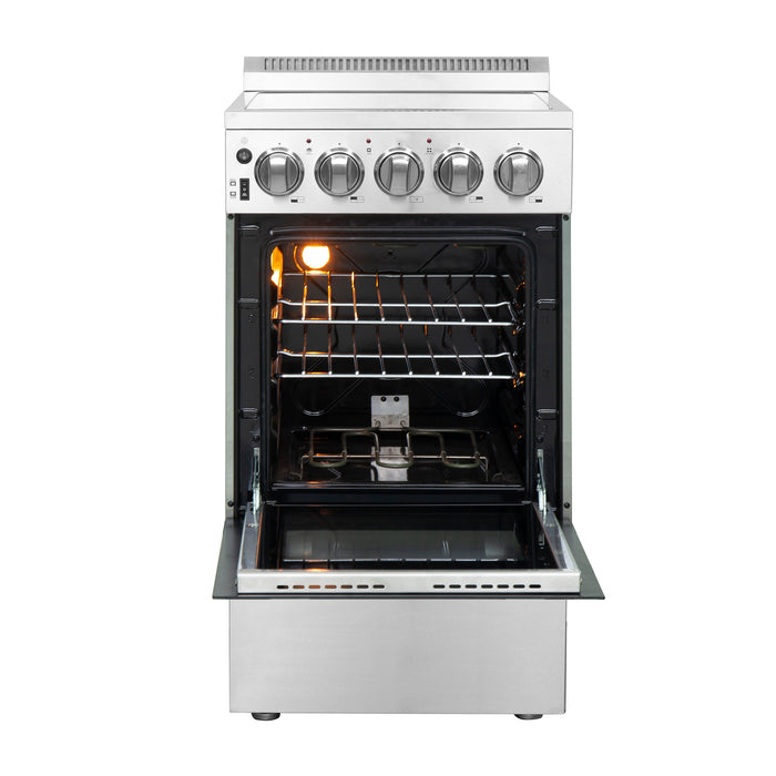 Forno Pallerano 20-Inch Freestanding Electric Range, Compact Design, Energy Efficient