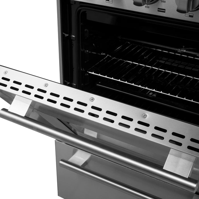 Forno Breno 24-Inch Freestanding Gas Range, Compact Design, Energy Efficient