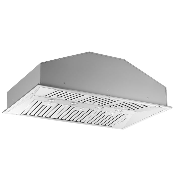 Forno Altilia 48-Inch Insert Range Hood, Stainless Steel, LED Lighting, Baffle Filters