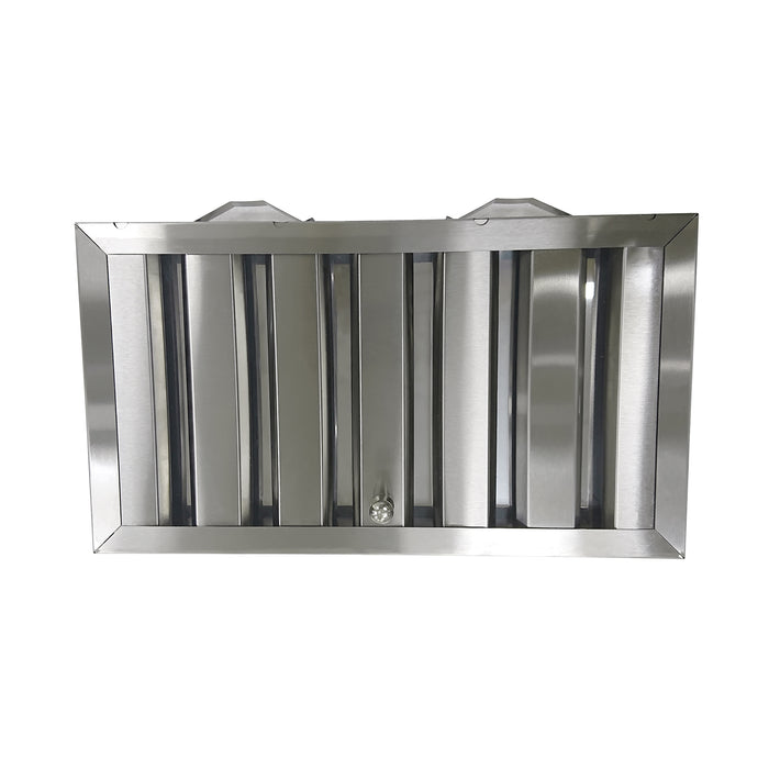 Forno Frassanito 36-Inch Recessed Range Hood, 450 CFM, Stainless Steel Baffle Filters, LED Lighting