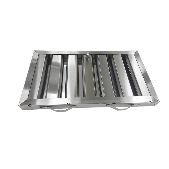 Forno Frassanito 36-Inch Recessed Range Hood, 450 CFM, Stainless Steel Baffle Filters, LED Lighting