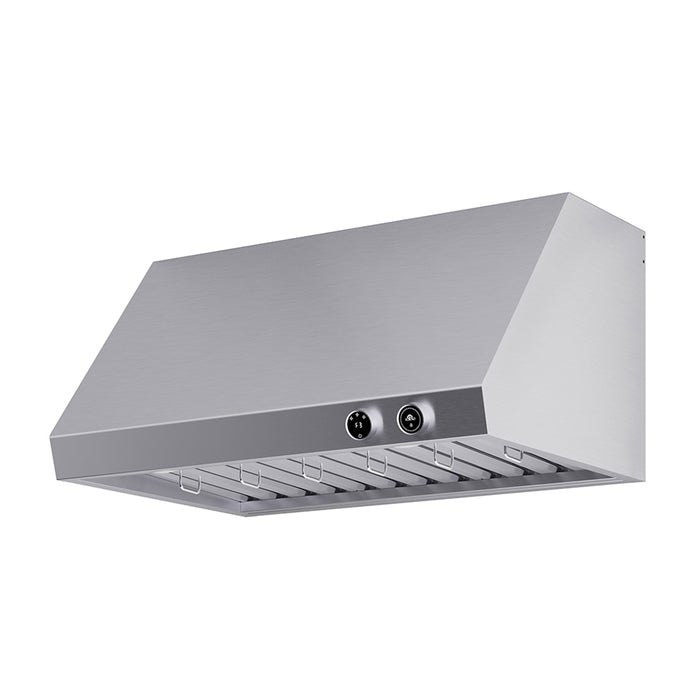 Forno Biagio 36-Inch Wall Mounted Range Hood, Stainless Steel, Heavy Duty