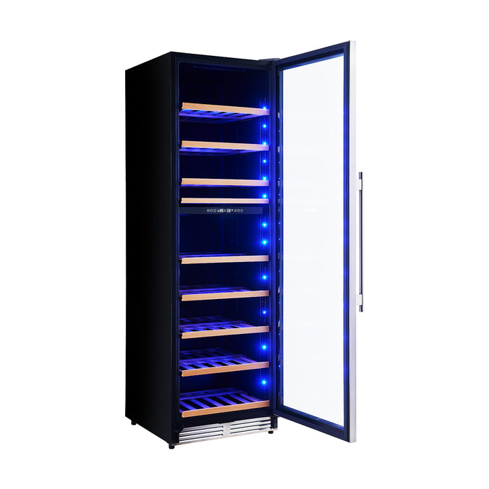 Forno Avellino 24-Inch Dual Zone Wine Cooler, 16 cu.ft, Adjustable Temperature Zones, Stainless Steel