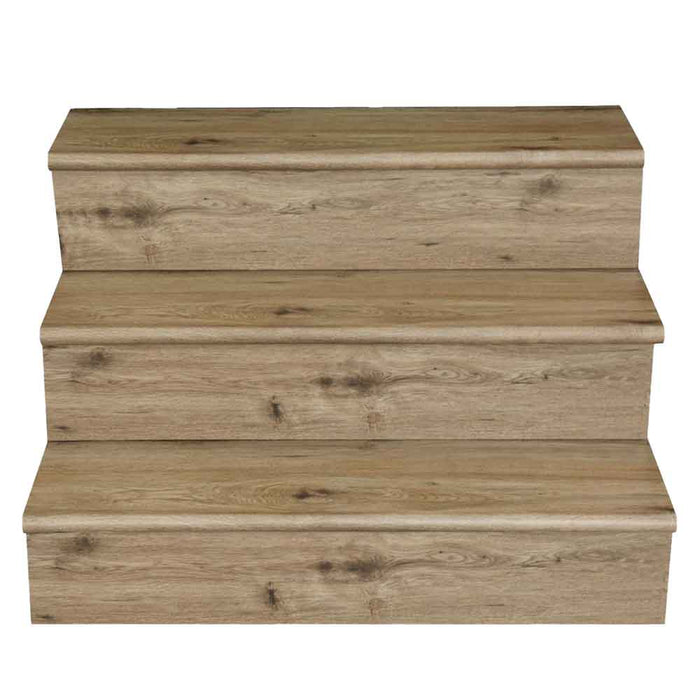 Fauna 0.31" Thick 12.01" Width x 47.24" Length Luxury Vinyl Stair Tread-MSI Everlife