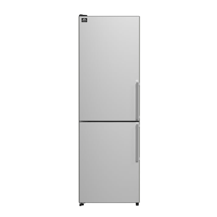 Forno Guardia 24-Inch Bottom Freezer Refrigerator, Left Swing, 10.8 cu.ft, ENERGY STAR Certified