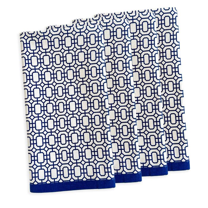 Newport Garden Gate Dinner Napkins, Set of 4