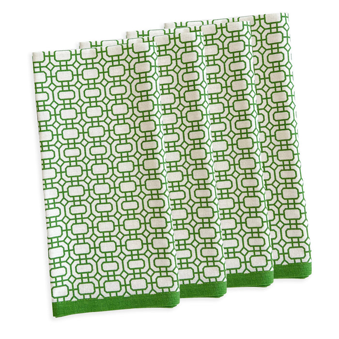 Newport Garden Gate Dinner Napkins, Set of 4