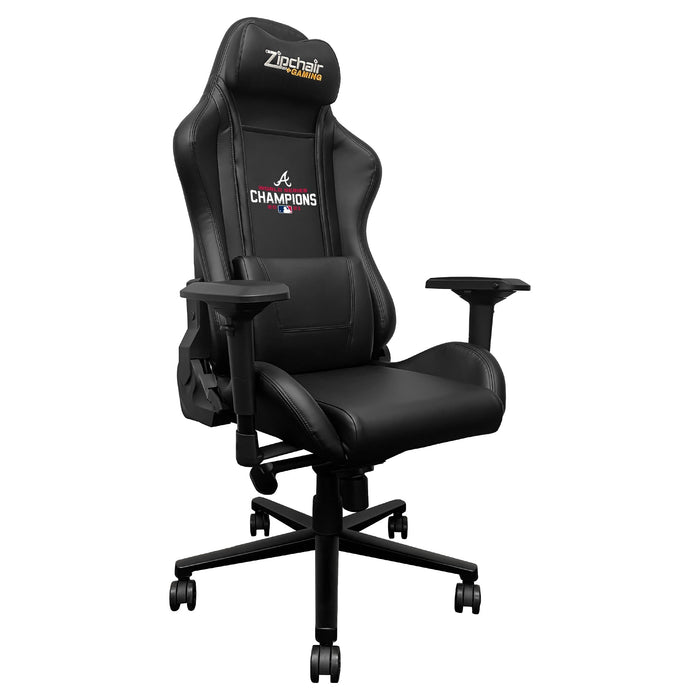 Xpression Pro Gaming Chair with Atlanta Braves 2021 World Champions Logo