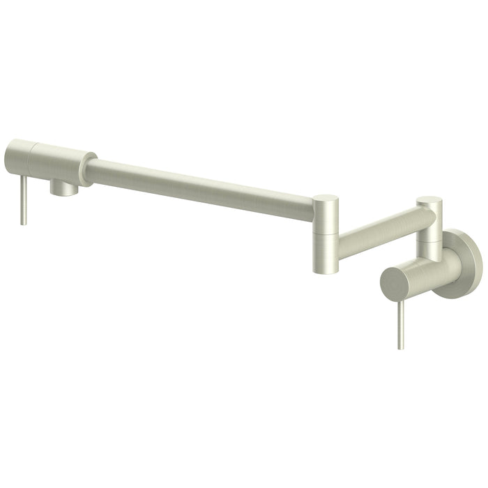 ZLINE Gemini Pot Filler in Brushed Nickel, GEM-FPF-BN