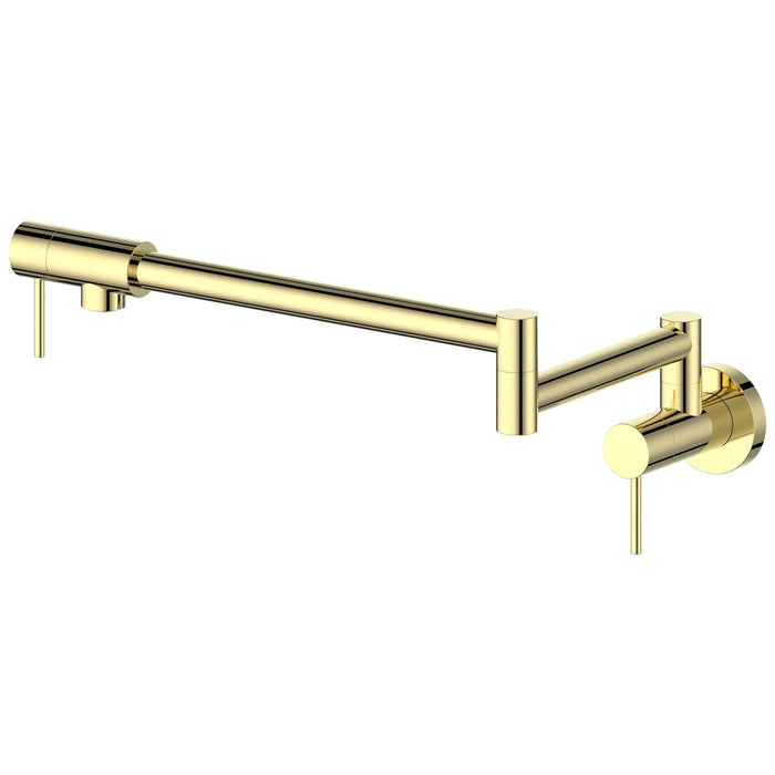 ZLINE Gemini Pot Filler in Polished Gold, GEM-FPF-PG