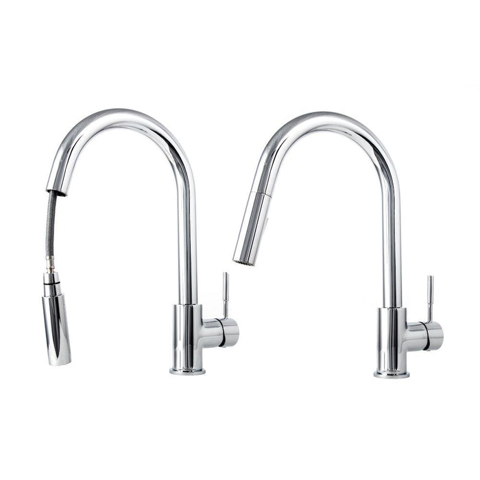 ZLINE Gemini Pull Down Single Handle Kitchen Faucet in Chrome (GEM-KF-CH)