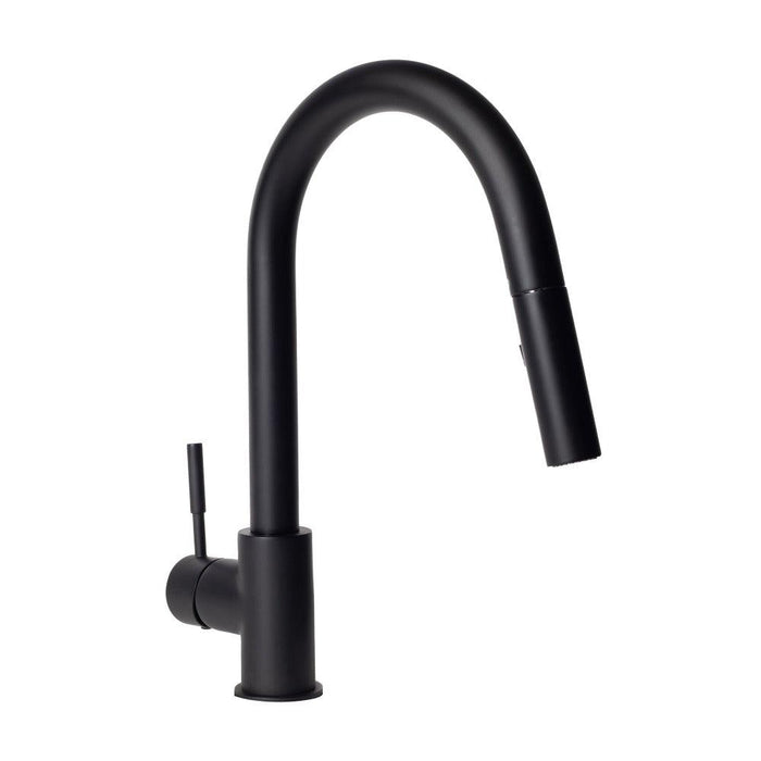 ZLINE Gemini Pull Down Single Handle Kitchen Faucet in Matte Black (GEM-KF-MB)