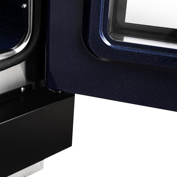 Forno Capriasca 30-Inch Freestanding French Door Gas Range, 4 Burners, Convection Oven, Energy Efficient