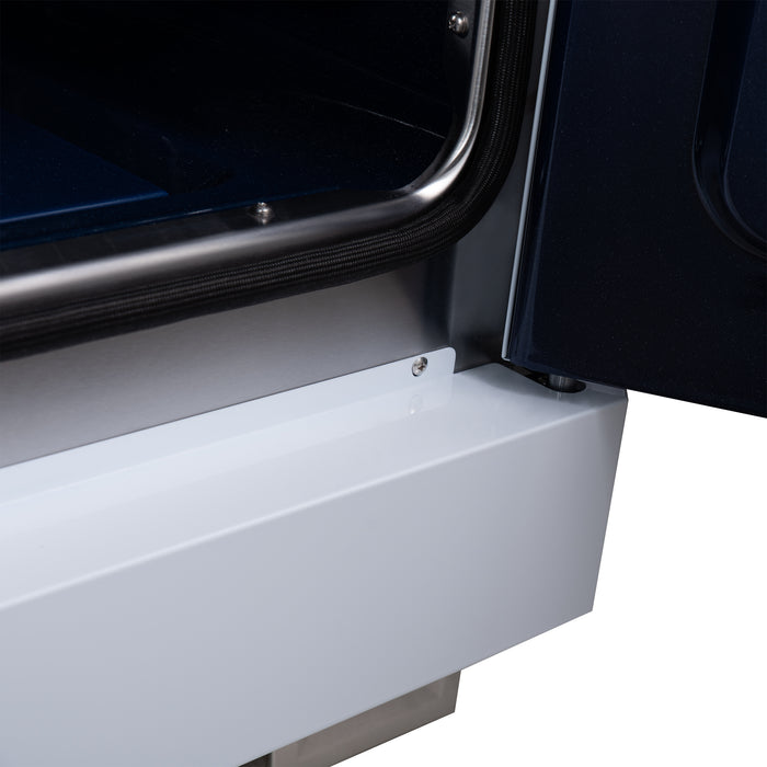 Forno Capriasca 36-Inch White Freestanding French Door Gas Range, 6 Burners, Convection Oven, Energy Efficient