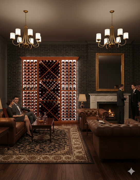 6 Foot Wine Cellar Storage System | 284 Bottle Capacity