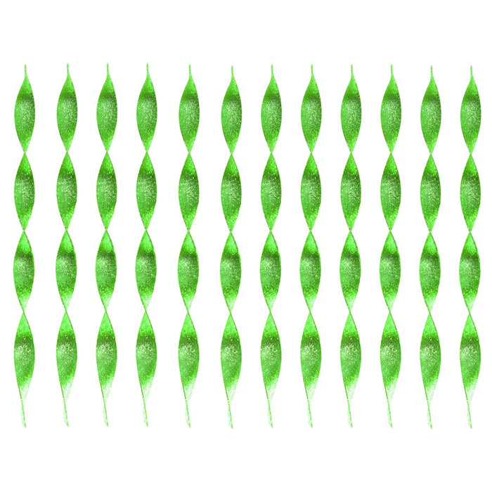 Green Glitter Icicle Finial