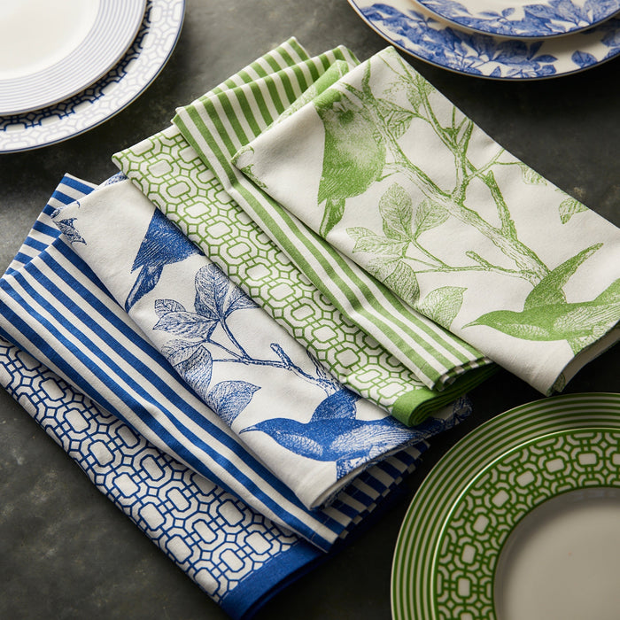 Newport Garden Gate Dinner Napkins, Set of 4