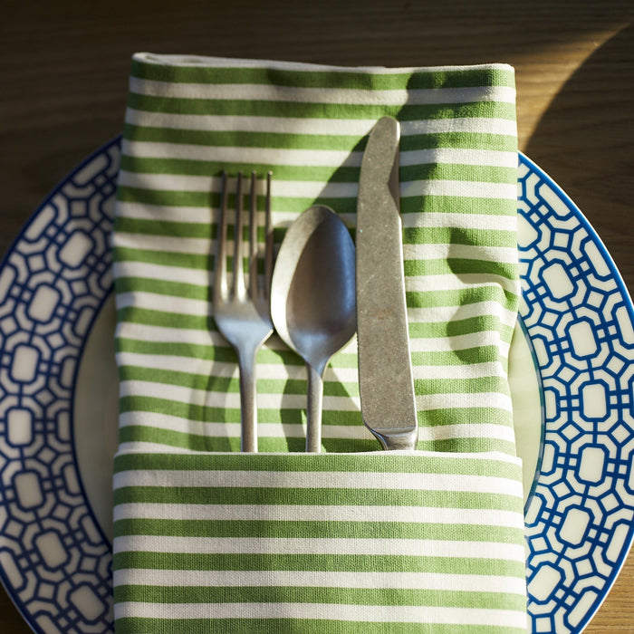 Pinstripe Dinner Napkins, Set of 4