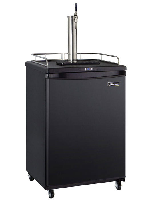 24" Wide Single Tap Black Commercial/Residential Guinness&reg; Kegerator