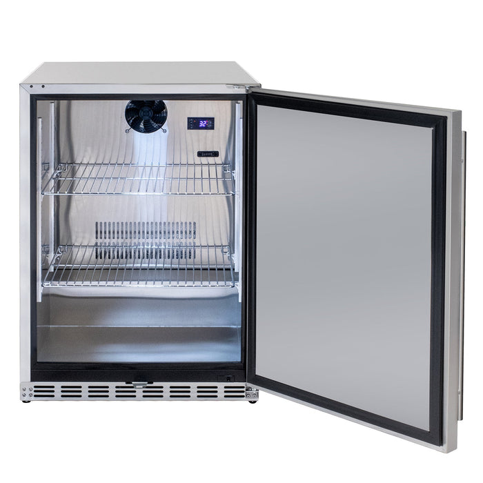 24" Wide All Stainless Steel Commercial Built-In Outdoor Refrigerator