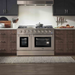 THOR Kitchen Package - 48" Dual Fuel Range, Range Hood, Refrigerator, Dishwasher, Microwave, AP-HRD4803ULP-W-5