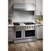 THOR Package - 48" Propane Dual Fuel Range, Range Hood, Refrigerator with Water & Ice Dispenser, Dishwasher, Microwave
