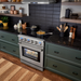 THOR Kitchen Package - Professional 30 inch Electric Range, Range Hood, Refrigerator, Dishwasher, AP-HRE3001-3