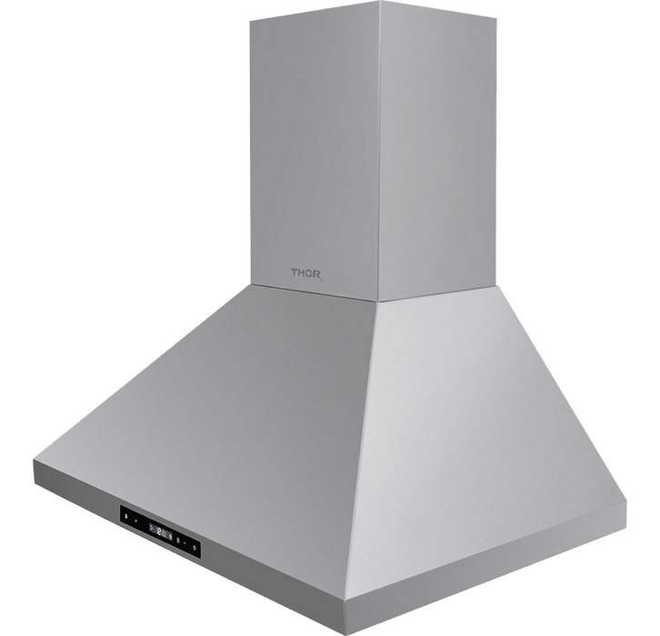THOR Kitchen Package - 30" Electric Range, Range Hood, Refrigerator, Dishwasher, Wine Cooler, AP-ARE30-4