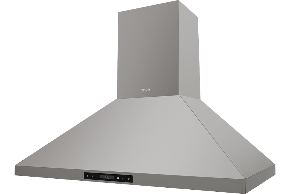 THOR Kitchen 30 in. Wall Mount LED Light Range Hood in Stainless Steel, HRH3007