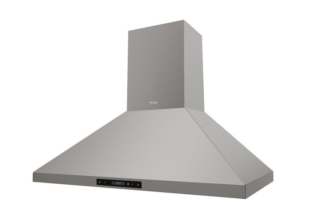 Thor Kitchen 36 in. Wall Mount LED Light Range Hood in Stainless Steel, HRH3607