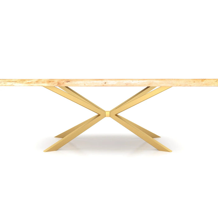 Spider Steel Dining Table Legs Gold