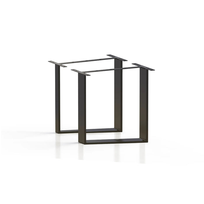 U Shape Dining Table Legs Black