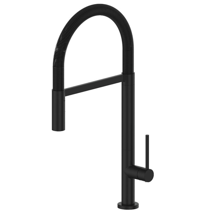 ZLINE Incline Pull Down Single Handle Kitchen Faucet in Matte Black (INC-KF-MB)