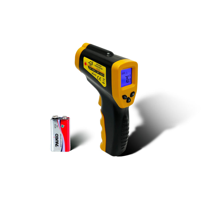 Infrared Thermometer Gun for Pizza Oven, Grill, Meat, Griddle, HVAC, Engine | -58°F to 1022°F Range