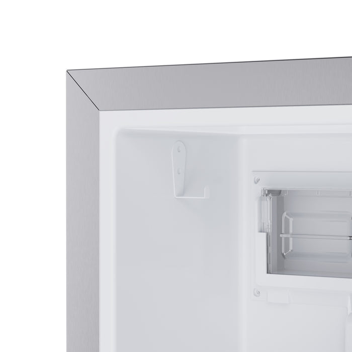 Cristallo 15 Inch Freestanding/Undercounter Ice maker, 66.1 lbs Chewable nugget, 8 kg / 17.6 lbs of ice storage, Stainless steel
