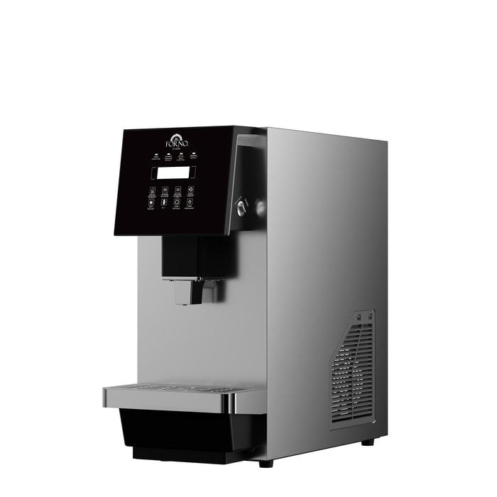 Fresco 10 Inch Countertop Ice Maker & Dispenser, 66 lbs Chewable nugget Ice daily, Self-Clean, Touch Controls, Stainless Steel