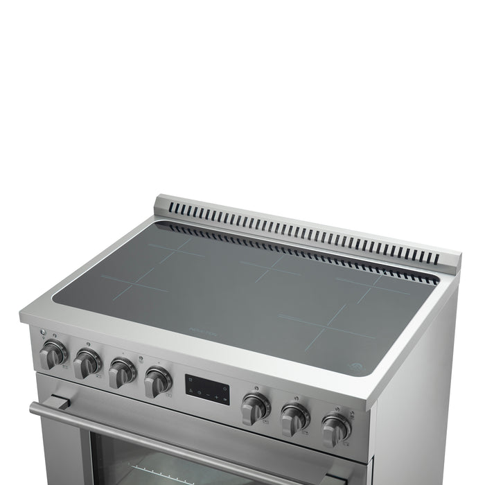 Forno Torino 36 Inch Induction Range with True Convection and Air Fry