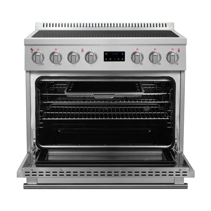 Forno Torino 36 Inch Induction Range with True Convection and Air Fry