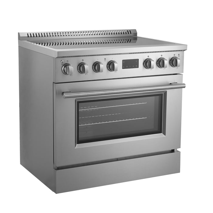 Forno Torino 36 Inch Induction Range with True Convection and Air Fry