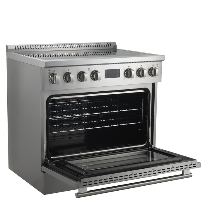 Forno Torino 36 Inch Induction Range with True Convection and Air Fry