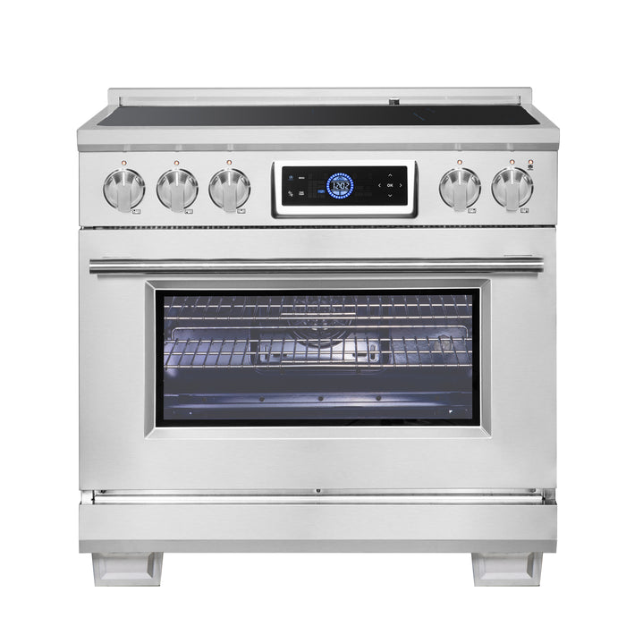 Forno Maximus 36 Inch Induction Range with Air Fryer