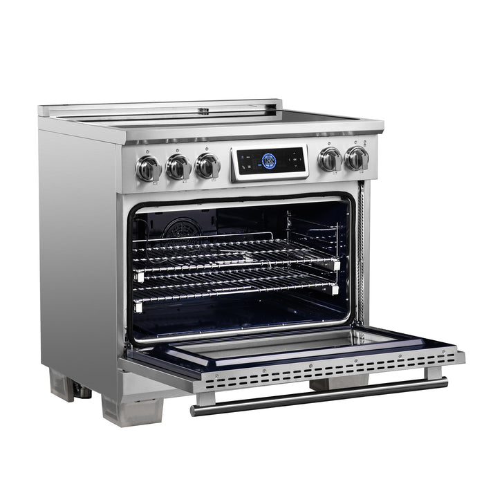 Forno Maximus 36 Inch Induction Range with Air Fryer