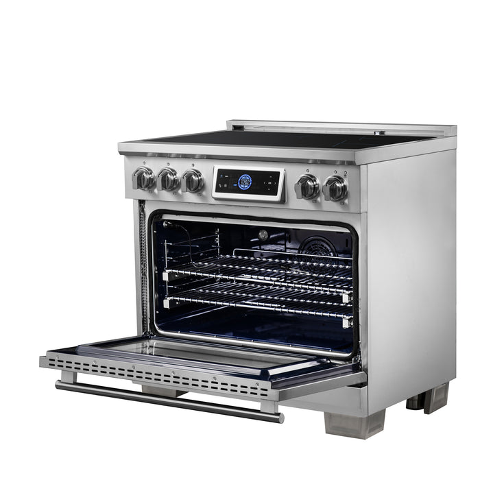 Forno Maximus 36 Inch Induction Range with Air Fryer