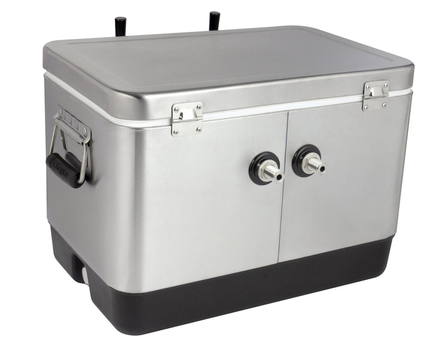 50 Liter Dual Tap Stainless Steel Jockey Box